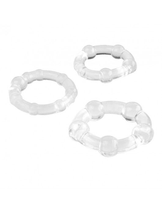 Набор из 3 эрекционных прозрачных колец - Boys of Toys - в Мурманске купить с доставкой