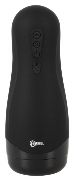 Черный вибромастурбатор с подогревом Masturbator with 3 Functions - Orion - в Мурманске купить с доставкой