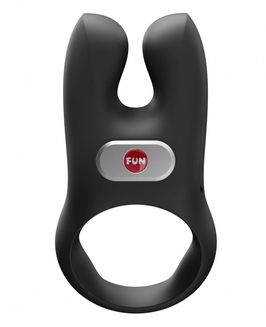 Черное эрекционное виброкольцо Nos - Fun Factory - в Мурманске купить с доставкой