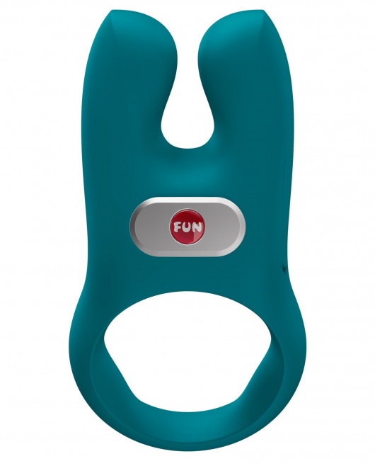 Зеленое эрекционное виброкольцо Nos - Fun Factory - в Мурманске купить с доставкой