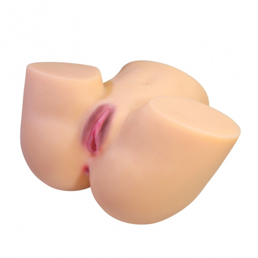 Телесный мастурбатор Liora с 2 любовными тоннелями - Baile - в Мурманске купить с доставкой