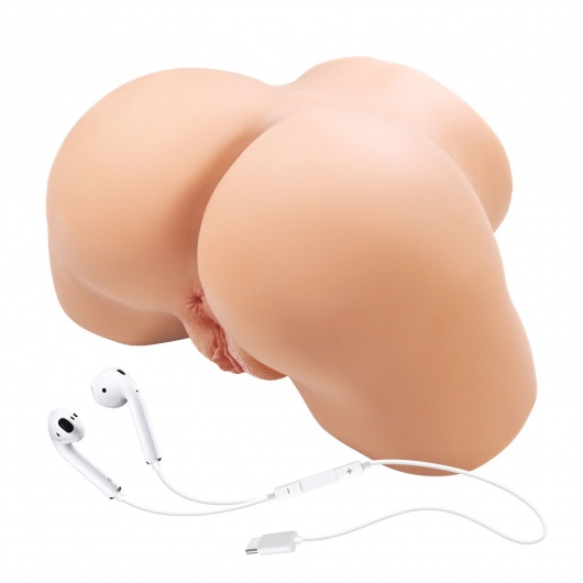 Телесный мастурбатор Olivia с 2 любовными отверстиями - Baile - в Мурманске купить с доставкой