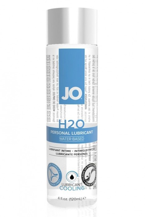 Охлаждающий лубрикант на водной основе JO Personal Lubricant H2O COOLING - 120 мл. - System JO - купить с доставкой в Мурманске