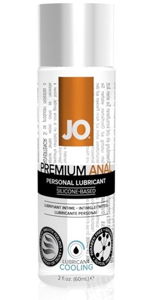Анальный охлаждающий лубрикант на силиконовой основе JO PREMIUM ANAL COOLING - 60 мл. - System JO - купить с доставкой в Мурманске