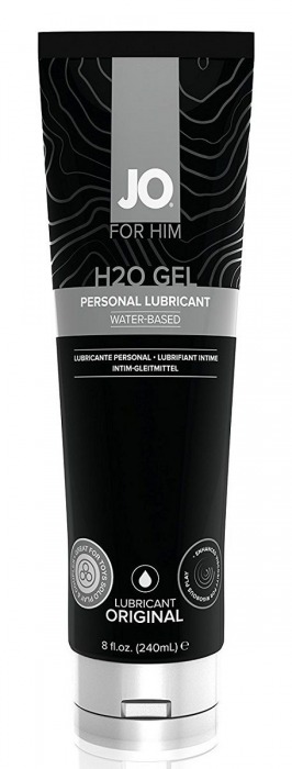Лубрикант-гель для мужчин JO H2O GEL ORIGINAL - 240 мл. - System JO - купить с доставкой в Мурманске