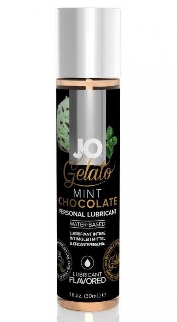 Лубрикант с ароматом мятного шоколада JO GELATO MINT CHOCOLATE - 30 мл. - System JO - купить с доставкой в Мурманске