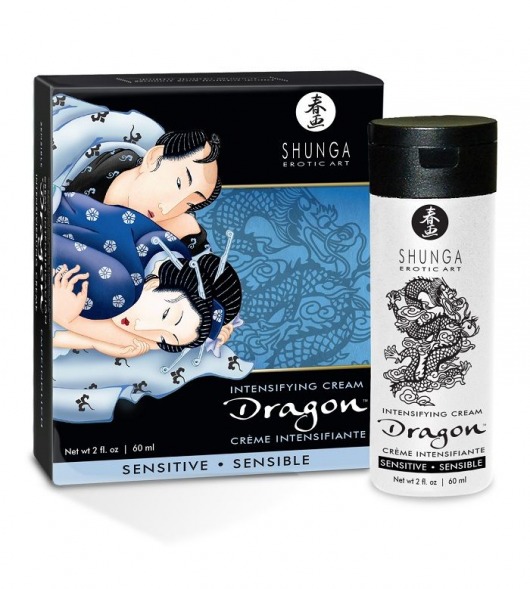 Интимный мужской крем SHUNGA DRAGON SENSITIVE - 60 мл. - Shunga - купить с доставкой в Мурманске