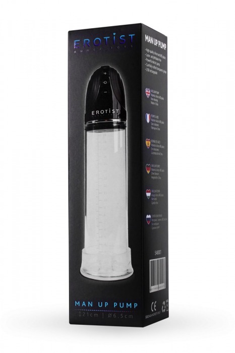 Автоматическая вакуумная помпа Man up pump - Erotist Adult Toys - в Мурманске купить с доставкой
