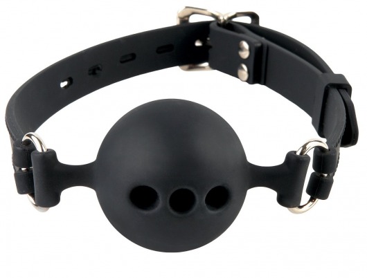 Силиконовый кляп-шар с отверстиями для дыхания Silicone Breathable Ball Gag Small - Pipedream - купить с доставкой в Мурманске