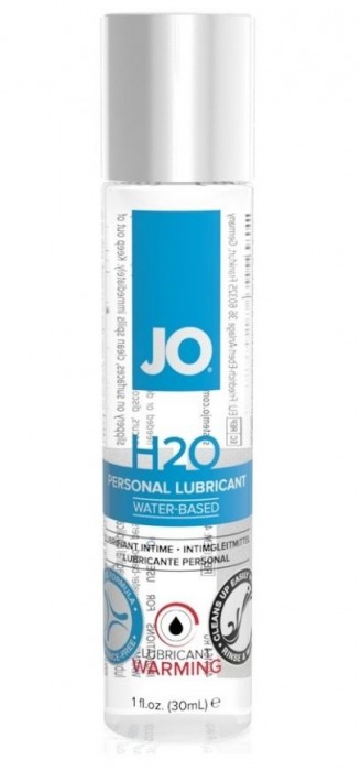 Возбуждающий лубрикант на водной основе JO Personal Lubricant H2O Warming - 30 мл. - System JO - купить с доставкой в Мурманске