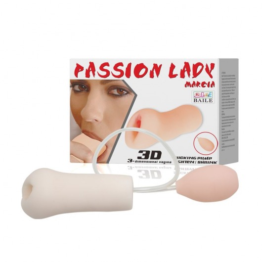 Мастурбатор Passion Lady Marcia с грушей для имитации посасывания - Baile - в Мурманске купить с доставкой