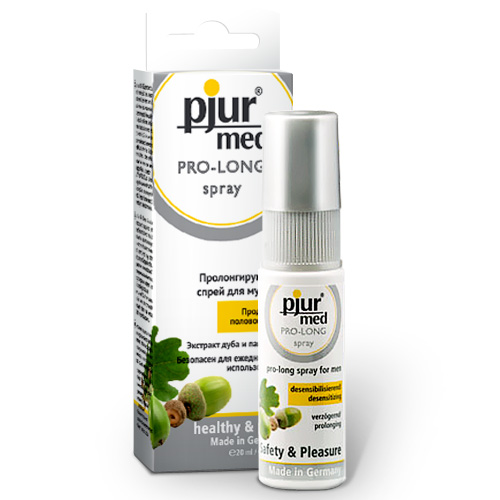 Пролонгирующий спрей с экстрактом дуба и пантенолом pjur MED Pro-long Spray - 20 мл. - Pjur - купить с доставкой в Мурманске