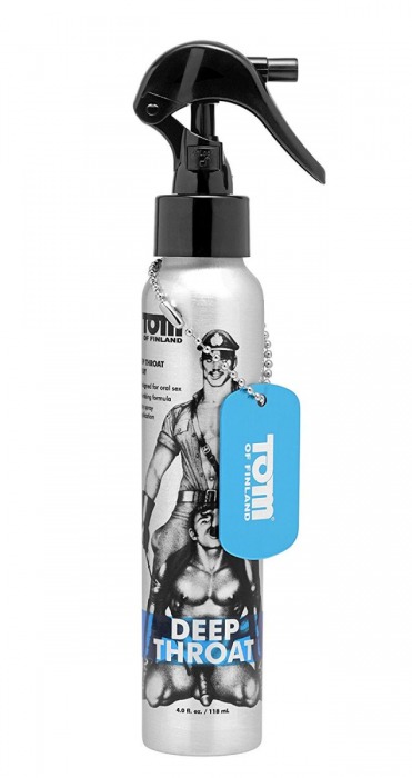 Спрей для лёгкого проникновения во время орального секса Tom of Finland Deep Throat Spray - 118 мл. - Доминирующее кольцо - купить с доставкой в Мурманске