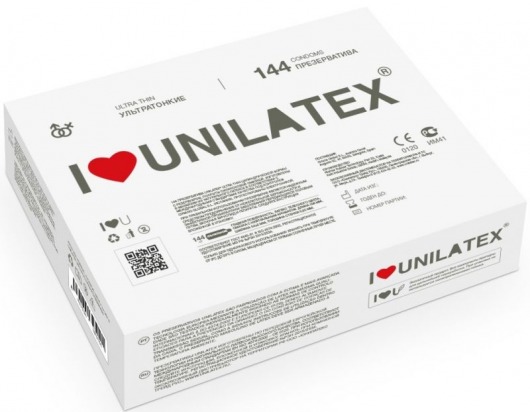 Ультратонкие презервативы Unilatex Ultra Thin - 144 шт. - Unilatex - купить с доставкой в Мурманске