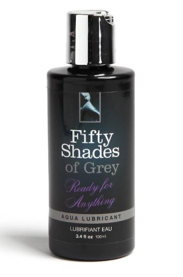 Лубрикант на водной основе Ready for Anything Aqua Lubricant - 100 мл. - Fifty Shades of Grey - купить с доставкой в Мурманске