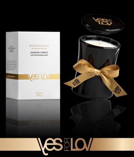 Массажная аромасвеча BEWITCHING MASSAGE CANDLE - 120 мл. - YESforLOV - купить с доставкой в Мурманске