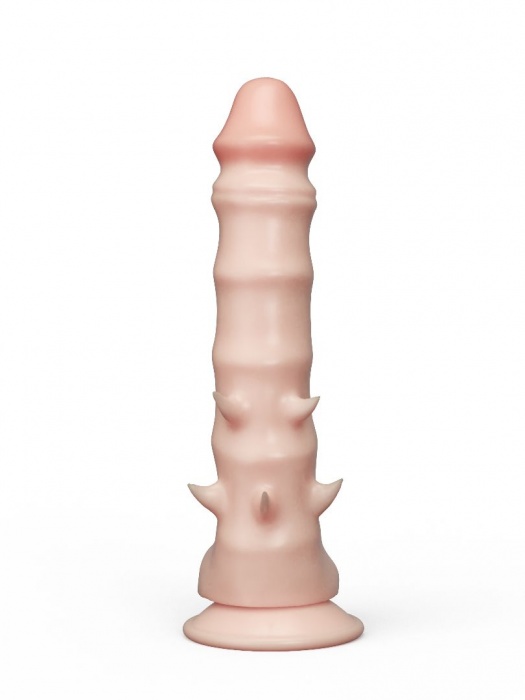 Фаллоимитатор REAL Standard с шипами - 16 см. - LOVETOY (А-Полимер)