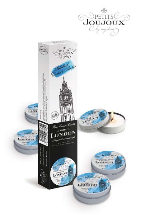 Набор из 5 свечей Petits Joujoux London с ароматом ревеня, амбры и чёрной смородины - MyStim - купить с доставкой в Мурманске