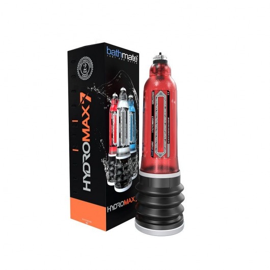 Красная гидропомпа HydroMAX7 - Bathmate - в Мурманске купить с доставкой