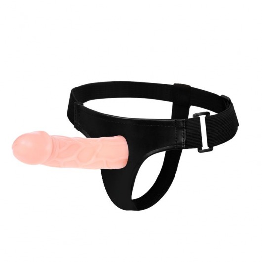 Телесный фаллоимитатор на трусиках Jessica Strap-On - 15,5 см. - Baile - купить с доставкой в Мурманске