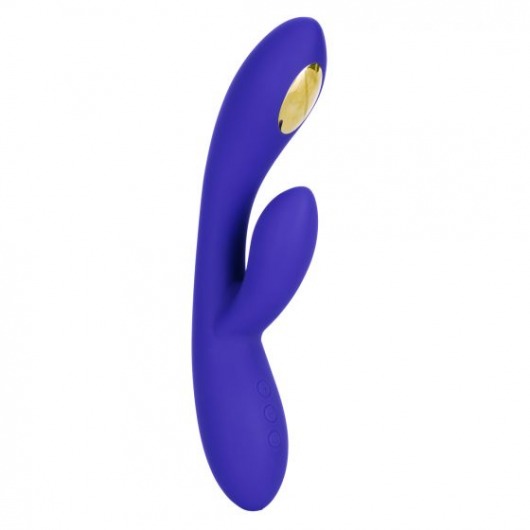 Фиолетовый вибратор с функцией электростимуляции Intimate E-Stimulator Dual Wand - 21,5 см. - California Exotic Novelties - купить с доставкой в Мурманске