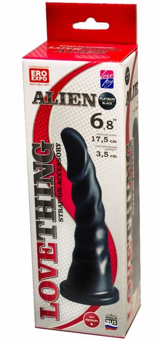 Насадка для трусиков харнесс Alien - 17,5 см. - LOVETOY (А-Полимер) - купить с доставкой в Мурманске