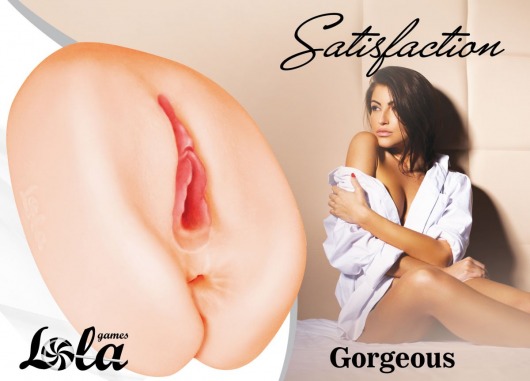 Мастурбатор с 2 тоннелями Satisfaction Gorgeous - Lola Games - в Мурманске купить с доставкой