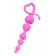 Розовая силиконовая анальная цепочка Sweety - 18,5 см. - ToyFa в Мурманске Розовая силиконовая анальная цепочка Sweety - 18,5 см. - ToyFa