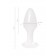 Белая акриловая анальная втулка - 8 см. - Toyfa Basic в Мурманске Белая акриловая анальная втулка - 8 см. - Toyfa Basic