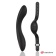 Черный вибратор с пультом-часами Anne s Desire Curve G-Spot Vibe Wireless Watchme - 20,5 см. - DreamLove купить в Мурманске с доставкой в Orgasmix.ru Черный вибратор с пультом-часами Anne s Desire Curve G-Spot Vibe Wireless Watchme - 20,5 см. - DreamLove