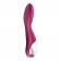 Малиновый вибромассажер для стимуляции G-точки Heated Thrill - 20,6 см. - Satisfyer купить в Мурманске с доставкой в Orgasmix.ru Малиновый вибромассажер для стимуляции G-точки Heated Thrill - 20,6 см. - Satisfyer