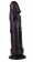 Крупный чёрный фаллоимитатор без мошонки - 20,5 см. - LOVETOY (А-Полимер)