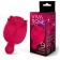 Малиновый вибростимулятор в форме бутона со стебельком - Bior toys в Мурманске Малиновый вибростимулятор в форме бутона со стебельком - Bior toys